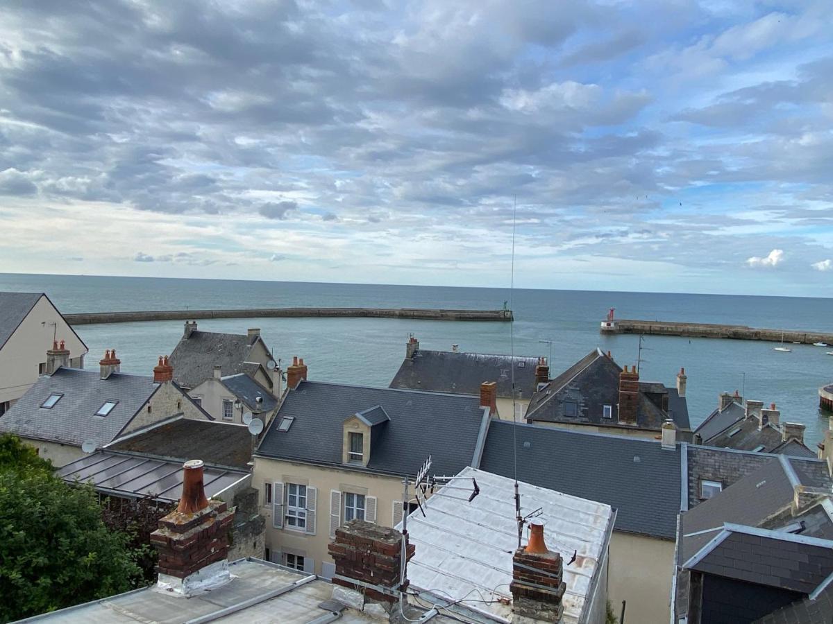 La Maison Bleue Port-en-Bessin-Huppain Eksteriør bilde