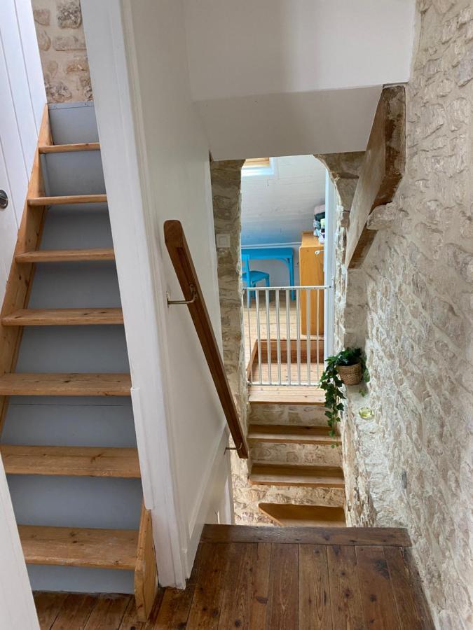 La Maison Bleue Port-en-Bessin-Huppain Eksteriør bilde