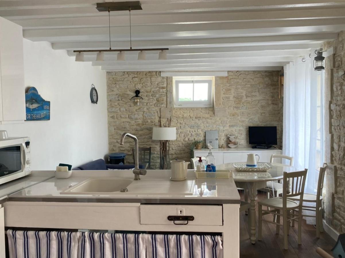 La Maison Bleue Port-en-Bessin-Huppain Eksteriør bilde
